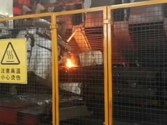 kw line - pouring by robot