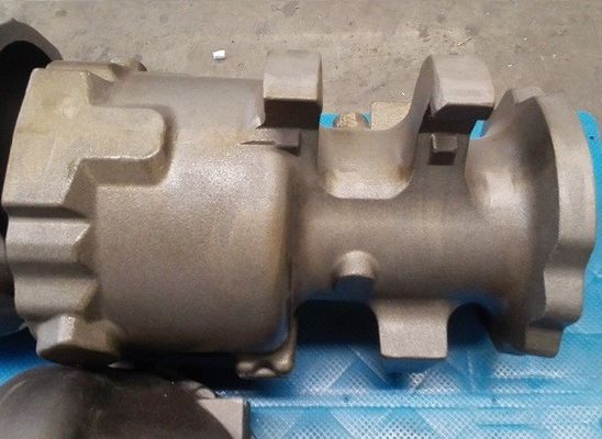 Resin-Sandguss Eisenteile Trompetenarm für Baumaschinen und Industriefahrzeuge