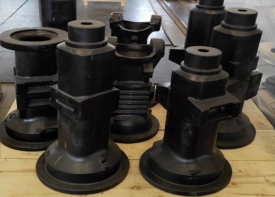 Hochwertige kundenspezifische Sandguss-Gusseisen-Achsschenkel-Steuerarmteile für Baumaschinen
