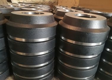 Grünes Casting-Gabelstapler-Teil-Bremstrommel-Ende, das Graueisen materiell malt