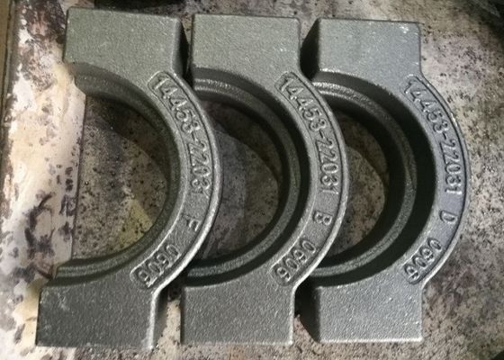 OEM hochwertiges Sandguss-Duktil-Eisen QT450-12 Schleifzug-Gusslagerdeckel