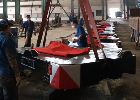 OEM Hochwertiges Sandguss-Gusseisen-Baumaschinen-Gegengewicht 10T für Kran