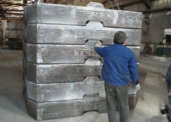 Zündkapsel-Beschichtungs-Kran 10 Ton Cast Iron Counterweight