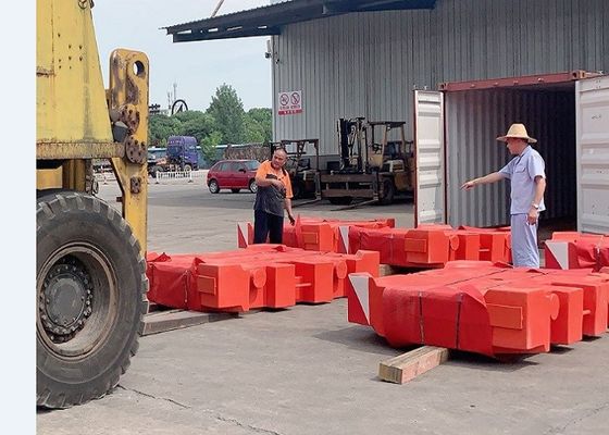 Explosion des Schuss-TS16949 Gray Iron 10000kg Crane Counterweight