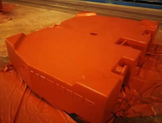 Explosion des Schuss-TS16949 Gray Iron 10000kg Crane Counterweight