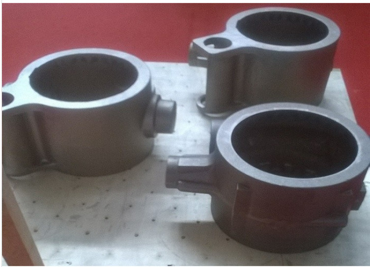 OEM hochwertiges Sandguss-Eisen exakte Dimension Antriebskopf Gussteile mit Endfarbe