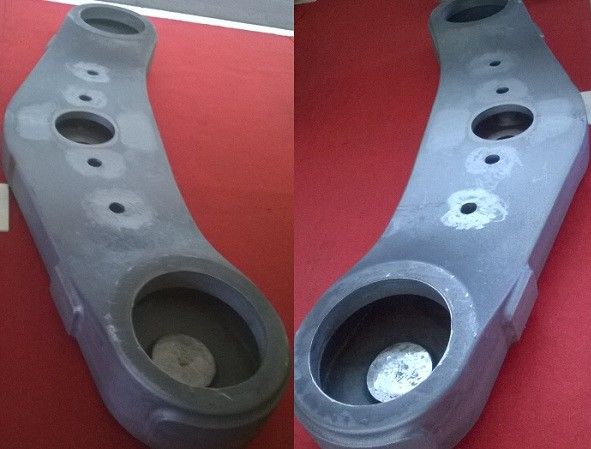 Glatte Hochbau-Maschine zerteilt Tragarm für Forstwirtschafts-Bahn-Erntemaschinen