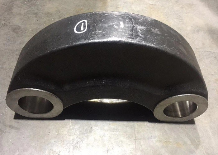 Schwarze Farbe OEM hochwertige Teile aus Gusseisen aus Sand für Spezialgeräte Radlader 32 kg Gewicht