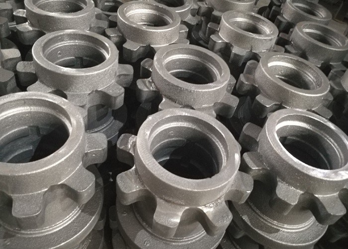 OEM-Komponenten für hochwertige Sandguss-Duktile-Guss-Eisen-Trunnion-Kappen für industrielle Maschinen