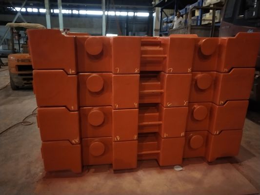 OEM hochwertige 10000kg Sandguss-Gegengewicht für Kran