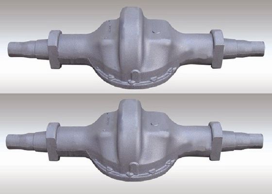 OEM-Service verfügbar Sandguss-Guss-Eisen-bearbeitete Teile 63kg LKW-Lenkachse für Industriemaschinen